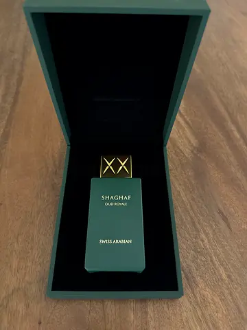 My Swiss Arabian Shaghaf Oud Royale perfume in original box