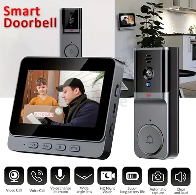Smart Video Doorbell with Indoor Monitor - Working Condition
