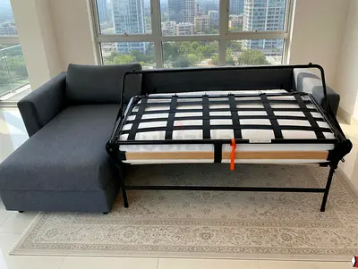 Ikea vimle L shape sofa bed with mattress