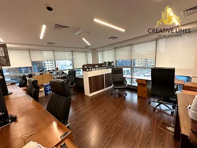 Fully _ fitted office available || Hot location || close to burjman