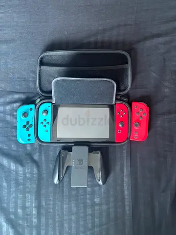 Nintendo Switch V2 Bundle | Extra Joy-Cons | Dock | Case | Game Included | Excellent Condition