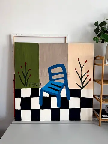 Original Acrylic Painting on Canvas (Modern Primitive / Contemporary)