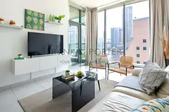 Charming 1BR with Marina Views in Dubai Marina | Ideal for Mid -Term, Monthly &amp; Weekely Stays | 