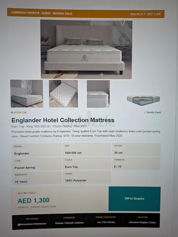 Englander Hotel Collection Mattress - King Size