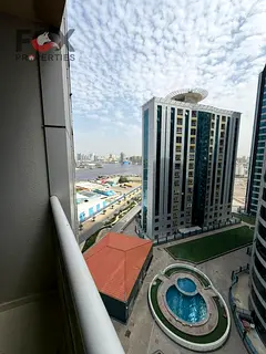 Furnished apartment for annual rent with large hall, master bedroom, 2 bathrooms, prime central loca