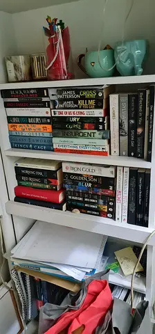 Books, winter jackets, assorted used blankets and bed throws, bed sheets.....