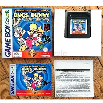 Bugs bunny  lola bunny Nintendo Gameboy Color