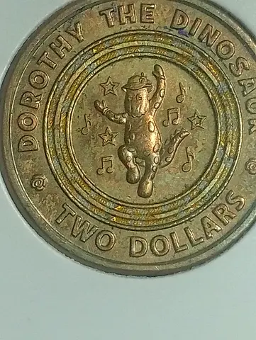 Dorothy the Dinosaur Two Dollar Commemorative Coin