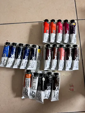 Set of Professional Oil Paint