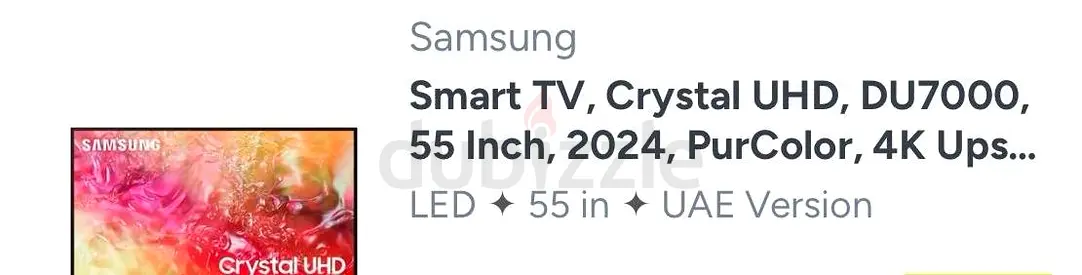 Samsung TV for sale