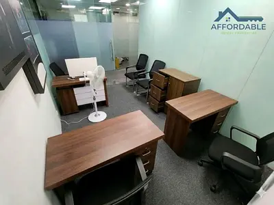 150 Sq Ft Premium Office Space in Business Center, Fully Furnished