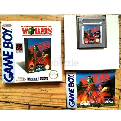 NINTENDO GAME BOY -  WORMS (BOXED)