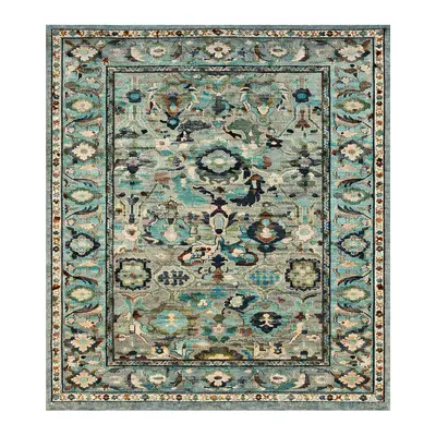Handnotted wool Rug with natural color .size :369/247 s