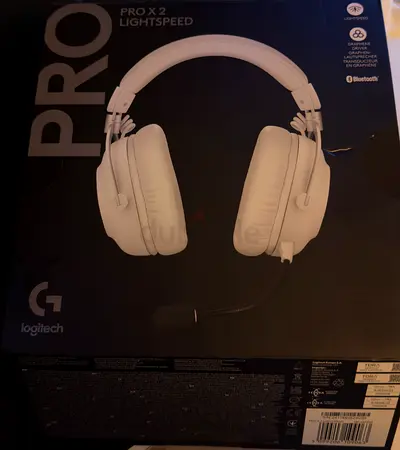 Logitech PRO X2 Lightspeed Wireless Gaming Headset (White) - Boxed