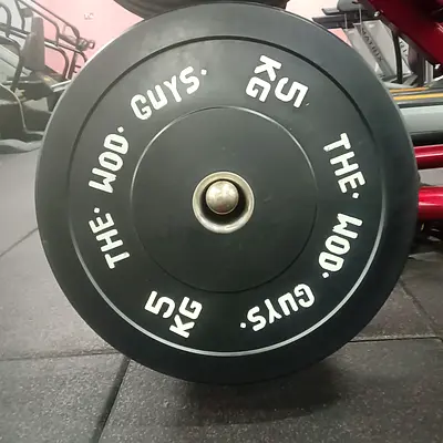 Single 5kg The WOD Guys rubber bumper plate
