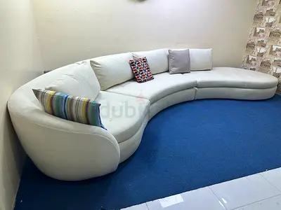 Like new condition cratebarrel corner sofa