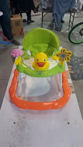 Colorful Baby Walker with Duck Design