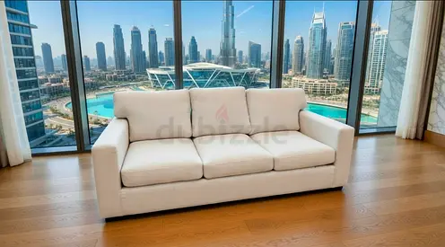 Crate Barral three seater sofa bed with mattress