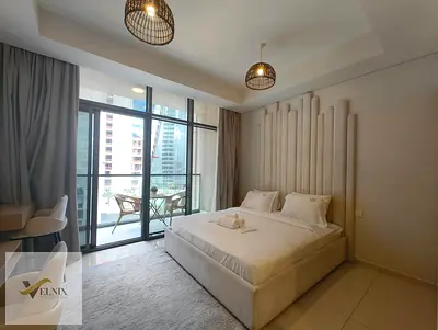 Spacious Studio | Fully Furnished | High Floor | Pool & Sea View