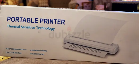 A4 Thermal Printer 200dpi Mini Portable Bluetooth Rechargeable Inkless Thermal Mobile Printer