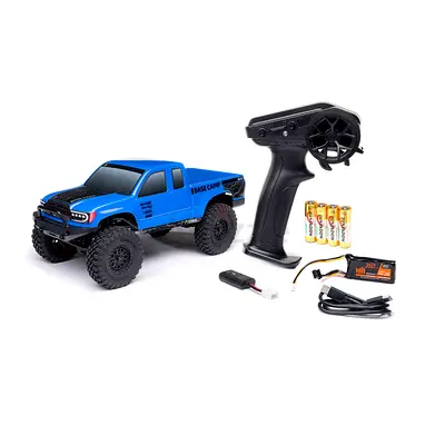 Axial 1/24 SCX24 Base Camp 4X4 RTR Brushed Rock Crawler (Battery  Charger Included), Blue