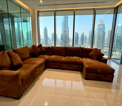 Crate Barral axis U shape sofa