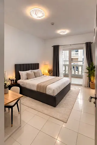 COZY MASTER BEDROOM IN JVC READY TO MOVE IN