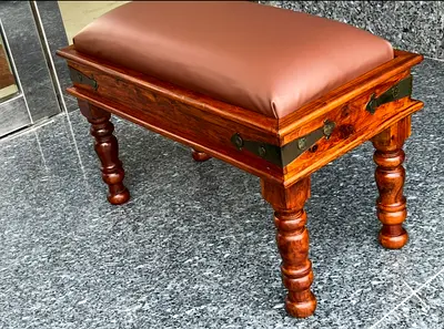 Antique solid wood bench