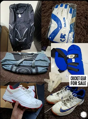 Cricket gear for sale