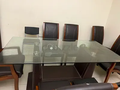Dining table with chairs for sale
