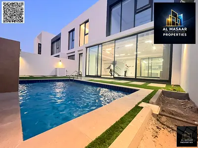 Luxury villa with 4 master bedrooms and a swimming pool. Fully equipped with a smart home system. Price includes electricity, water, and air condition