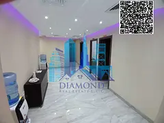 An office is available for annual rent, divided and ready for immediate occupancy, in Horizon Towers