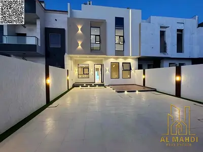 Luxury Villa for Sale in Al Yasmeen – Ajman | 🛏️ 5 Master Bedrooms + 2 Floors + Roof | 🧾 Registration & Ownership Fees Included | Freehold | 💰 10%