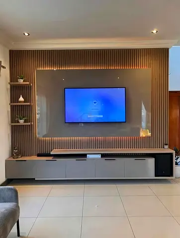 Modern tv unit wall design