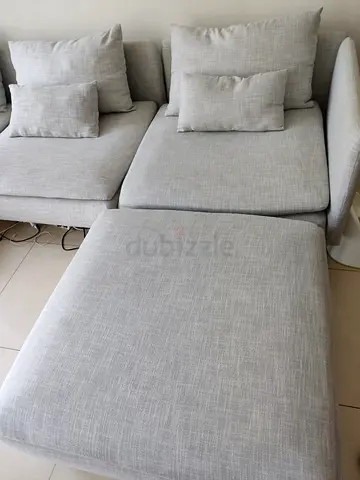 IKEA Soderhamn L Shape Sofa Gray Good condition