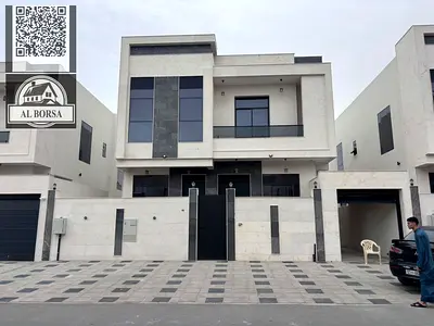 🏡 Brand new villa in Al Bahia | 5 master bedrooms + living room, majlis, and maid's room | Central air conditioning and electronic garage
