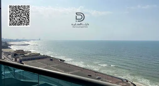 شقة لقطة على كورنيش عجمان – 2 غرف وصالة بإطلالة مباشرة