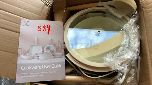 23Pcs Ceramic Pots And Pans Set, Nonstick Detachable Handle Cookware