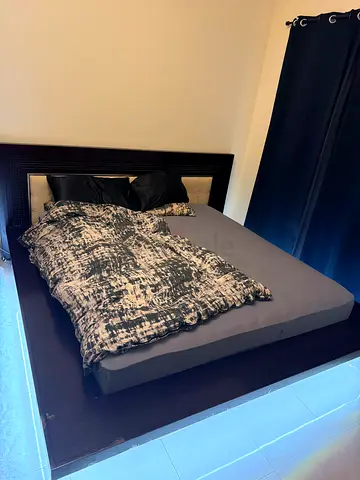 Bed Frame with Nightstand