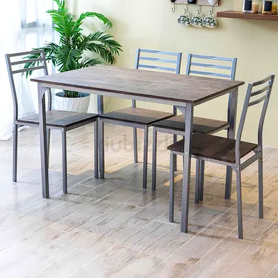 Pan Home Plexus Dining set 4+1