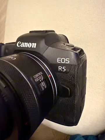 Canon EOS R5 mirrorless camera (body + lens)