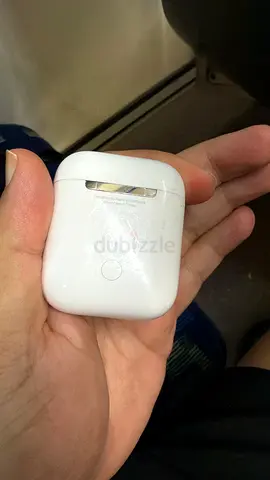 Used Apple AirPods 2 with charging case (with box) - good condition - the price is: 200aed