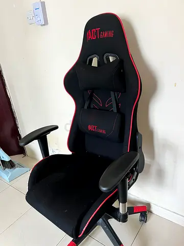 ACT Gaming Chair with Lumbar  Headrest - Used (Black/Red)