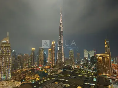 Rare Top Floor | 3BR + Maid | Full Burj &amp; Fountain View