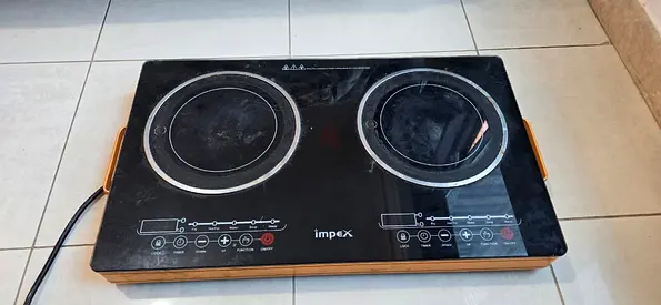 Almost Brand new impex infrared double burner Electric cooker