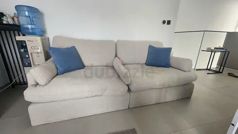 Beige 3-seater Couch
