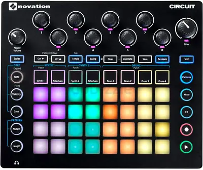 Novation Circuit Groovebox + Hardcase + Cover (Full Bundle) – Excellent Condition