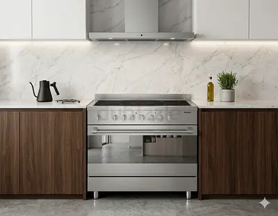 Bompani latest model full electric ceramic 5 hobs stove oven fan cooking range 90x60 by vcxzr