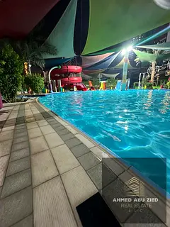 Luxury 1BR+hall for rent, Rashidiya 1: master room, wardrobes, balcony view, equipped kitchen, gym,