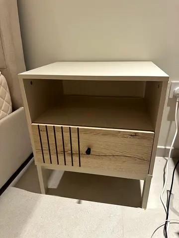 Pan home bedside table